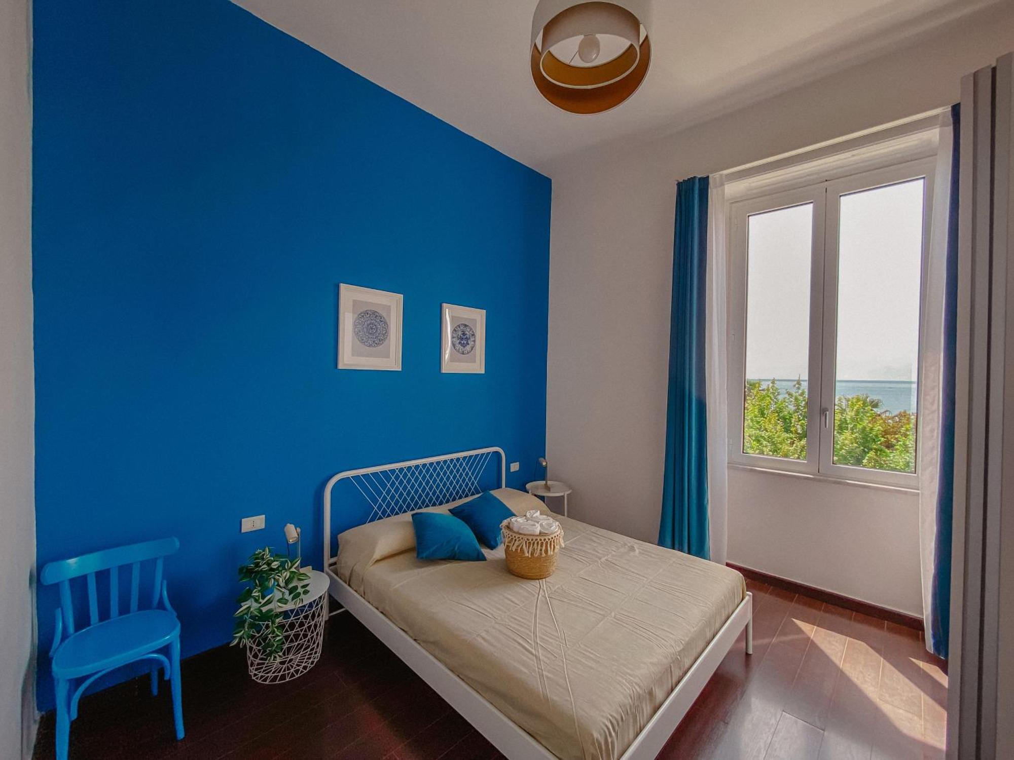 Blue Sea View Apartment Salerno Exterior foto