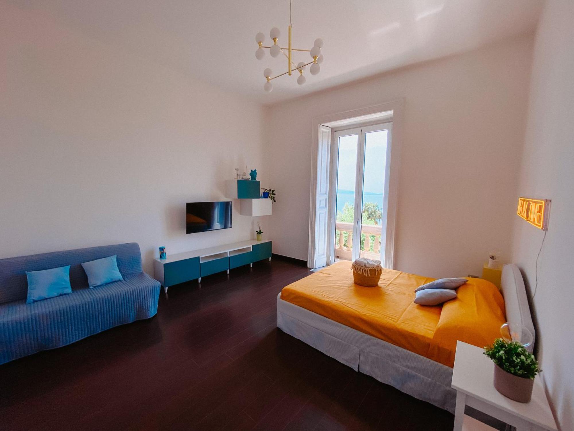 Blue Sea View Apartment Salerno Exterior foto